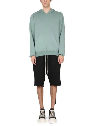 Rick Owens Drkshdw Granbury Hoodie In Green