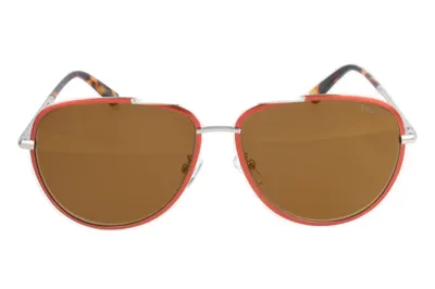 Bally Aviator Frame Sunglasses In Pink