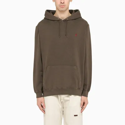 Gramicci Brown Cotton Hoodie