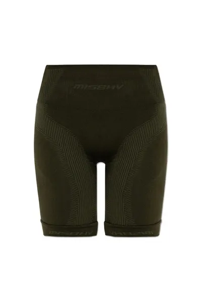 Misbhv Sport Biker Shorts In Green