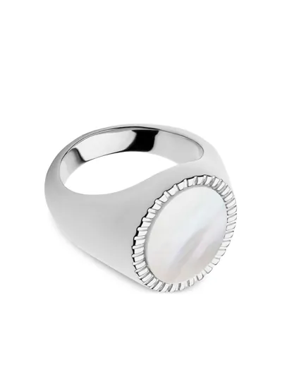 Autore Moda Alessandro Signet Ring In Silver