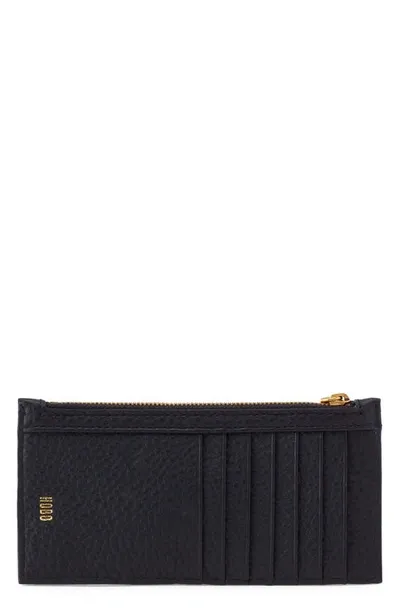 Hobo Carte Leather Wallet In Black