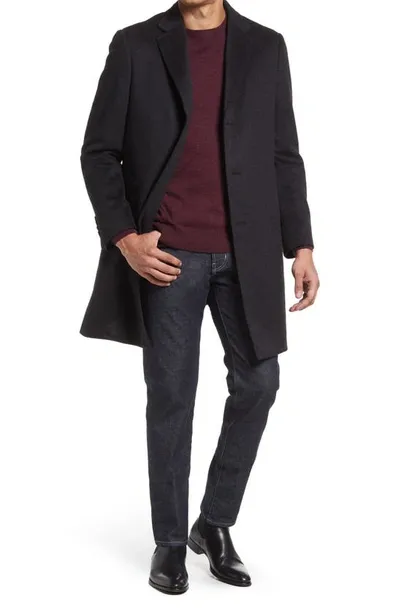 Cardinal Of Canada Men's St-pierre Cashmere Coat In Black