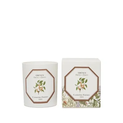 Carriere Freres Bougie Parfumée Ebène - Ebenus - 185 G In White