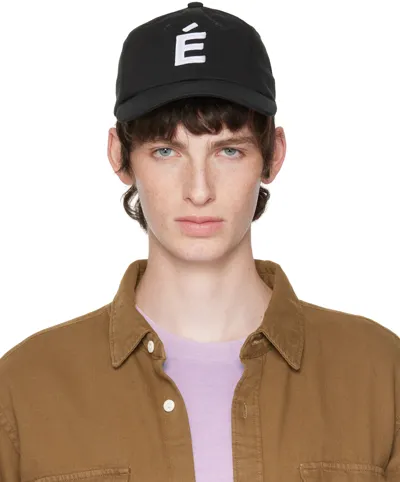 Etudes Studio Logo Embroidered Cap In Black