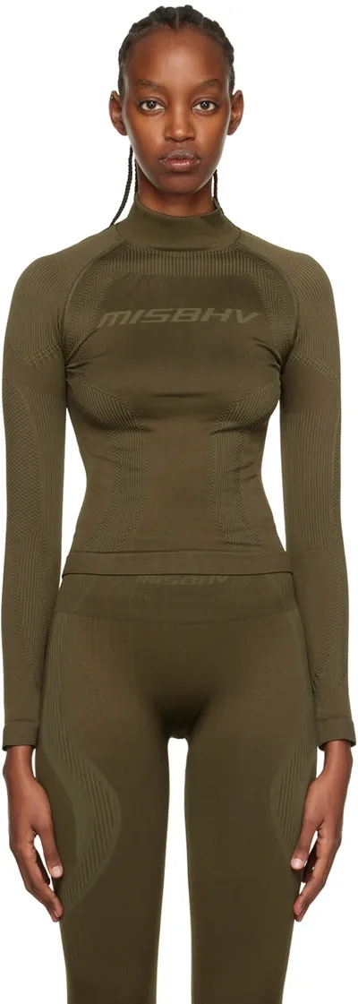 Misbhv Sport Gaia Long-sleeve Top In Green