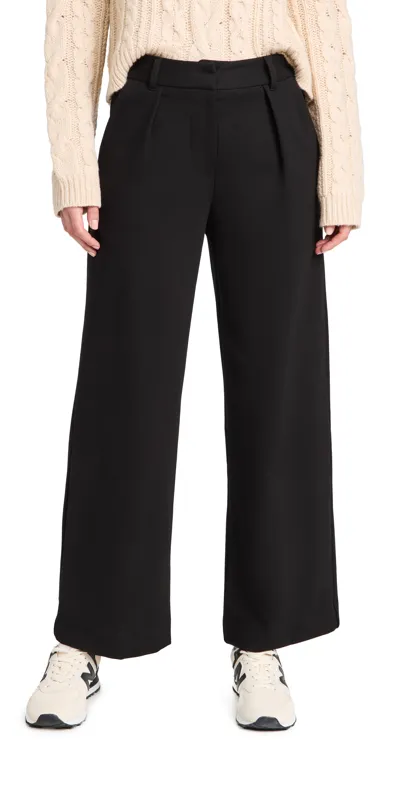 Velvet Leona Trousers In Black