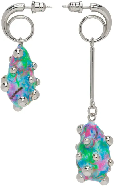 Panconesi Hybrid Drop Earring In Multi,silver