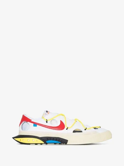 Nike X Off-white White Blazer Low Leather Sneakers