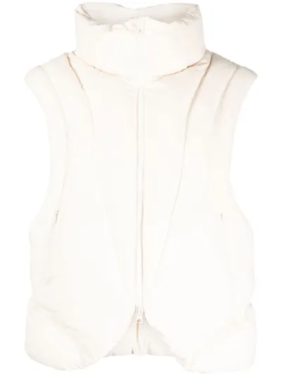 Hyein Seo Off-white Padded Reversible Vest