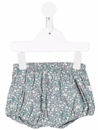 Teddy&amp;minou Floral Printed Culotte In Verde