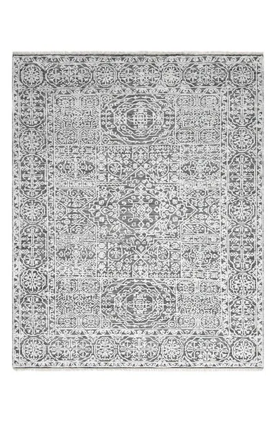 Solo Rugs Charles Handmade Area Rug In Gray