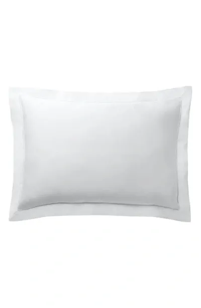 Ralph Lauren Organic Sateen Border Bedding 624 Thread Count Sham In White