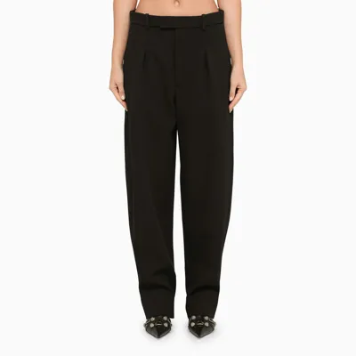 Wardrobe.nyc Black Wool Baggy Trousers