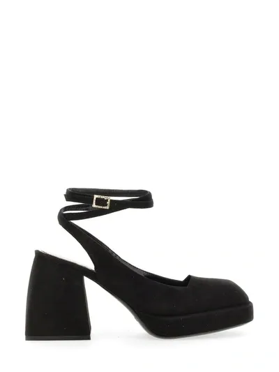 Nodaleto Bulla Suki Suede Platform Pumps In Black