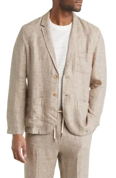 Rails Sorrento Linen Twill Sport Coat In Bulgur