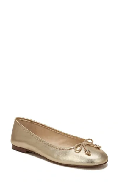 Sam Edelman Felicia Luxe Flat In Gold