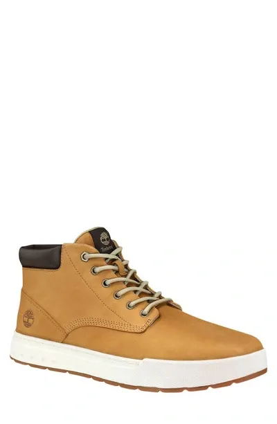 Timberland Maple Grove Mid Lace Up Sneaker Wh In Brown