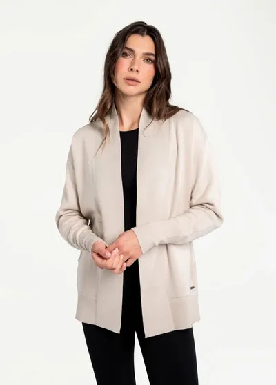 Lole Organic Cotton Cardigan In Abalone