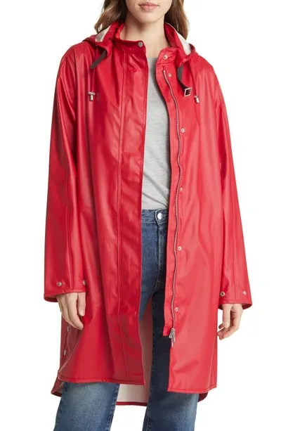 Ilse Jacobsen Rain Slicker In Red