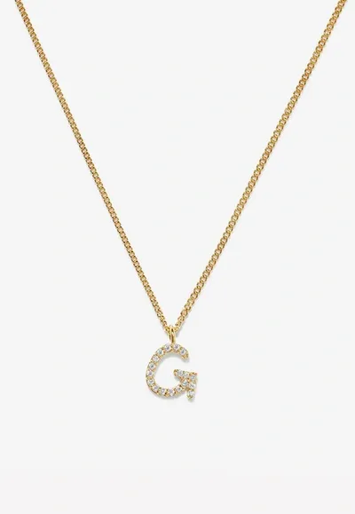 Adornmonde Bobbi Alphabet G Necklace In Gold