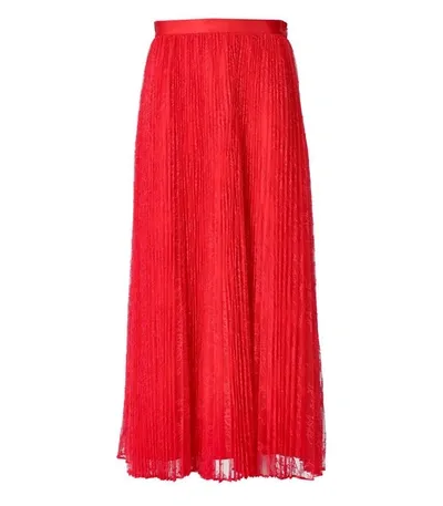 Twinset Maxi Skirt In Red