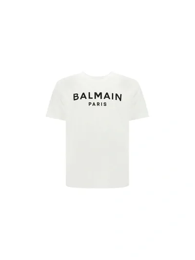 Balmain Kids' Logo T-shirt In White