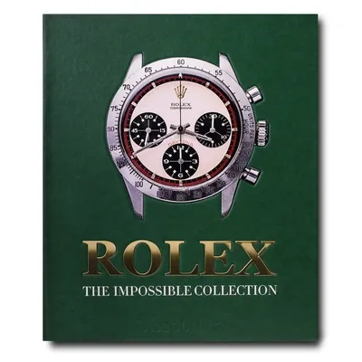 Assouline Rolex: The Impossible Collection By Fabienne Reybaud Hardcover Book In Green