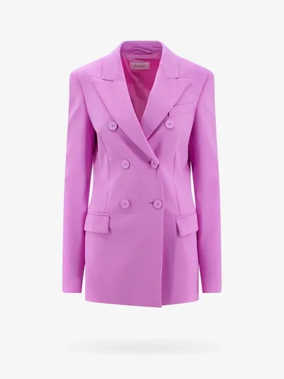 Sportmax Giacca Frizzo Rosa In Pink