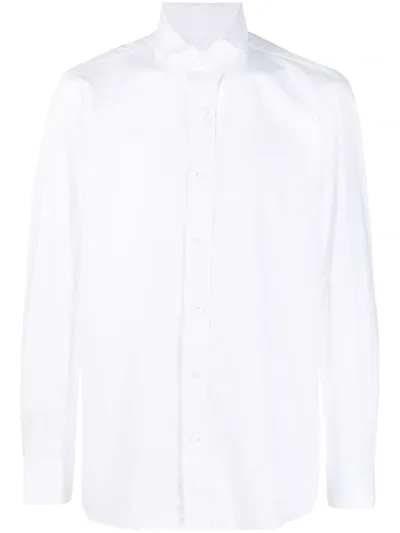 Borrelli Long-sleeve Dress Shirt In White