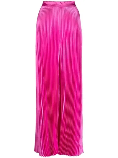 L'idée Woman High Waisted Wide Leg Pants In Pink