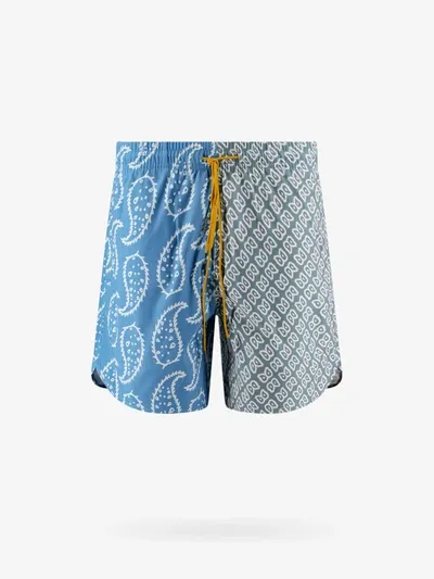 Rhude Swim Trunk In Multicolor