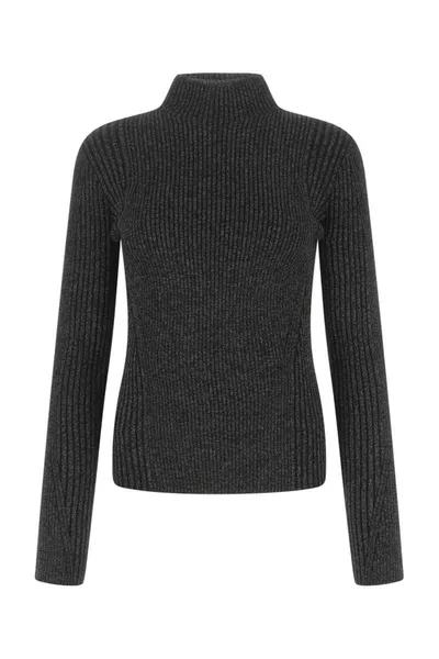 Dion Lee Melange Black Polyester Blend Sweater  Black  Donna Xs