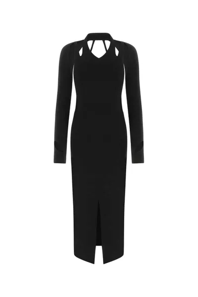 Dion Lee Long Dresses. In Black