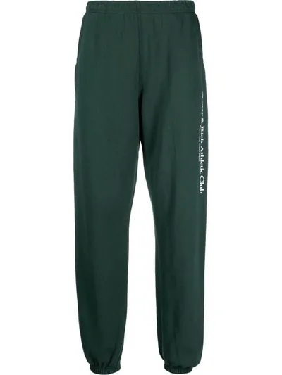 Sporty And Rich Sporty & Rich Athletic Club Trousers In Green