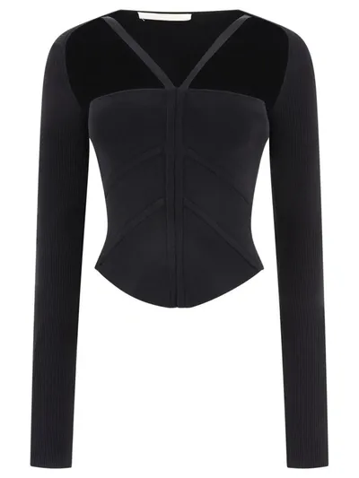 Dion Lee Modular Darting Corset In Black