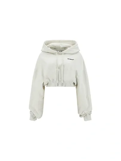 Off-white Hoodie In White