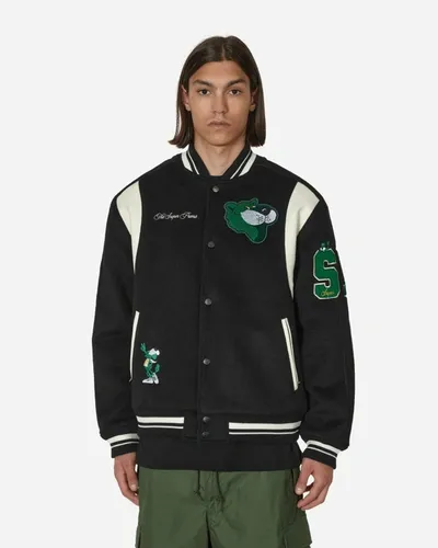 Puma The Mascot T7 College Jacket In Black