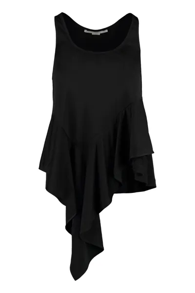 Stella Mccartney Jersey Top In Black