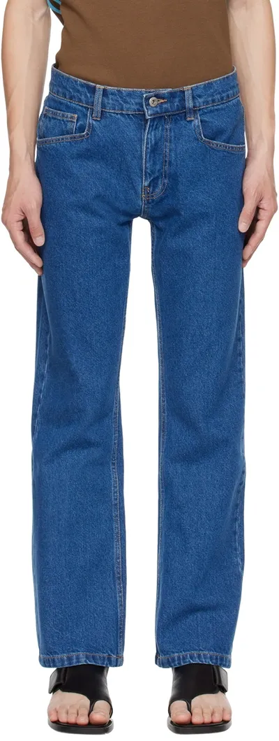 Gimaguas Navy Jimmy Jeans In Blue