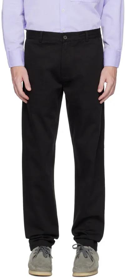 Universal Works Black Aston Trousers