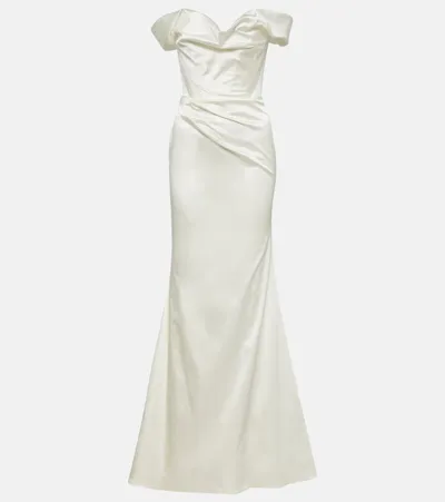 Vivienne Westwood Bridal Nova Cora Satin Gown In White