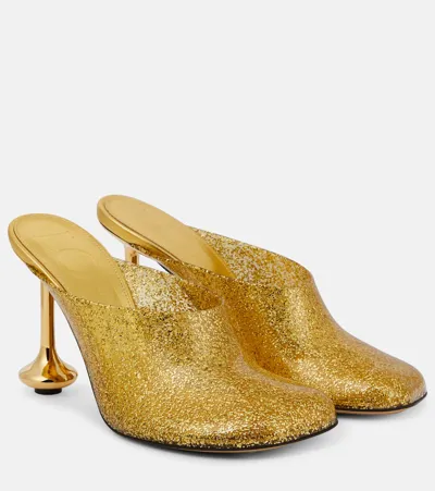 Loewe Toy Pvc Mules In Gold