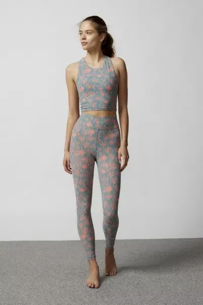 The Upside Jardin Printed High-rise Leggings In Multi