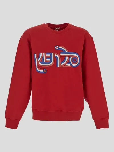 Kenzo Oversized Sweatshirt In Red