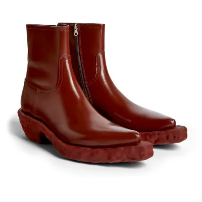 Camperlab Ankle Boots For Men In Burgundy