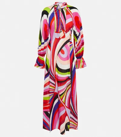 Pucci Printed Cotton Maxi Dress