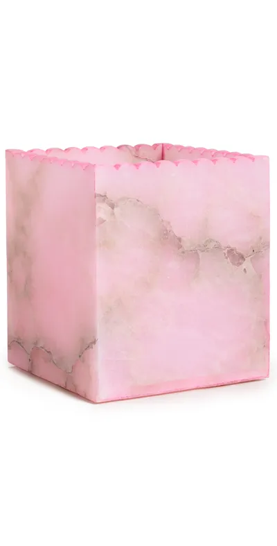 Kassatex Waste Basket In Pink