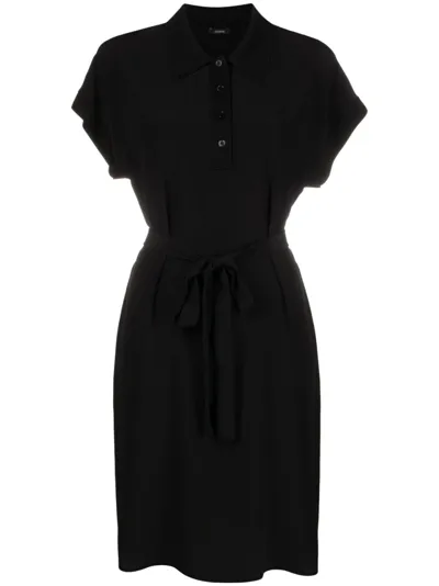 Joseph Rosemoore Silk Shirtdress In Black