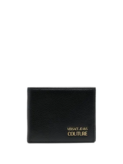 Versace Jeans Couture Wallet With Logo In Black